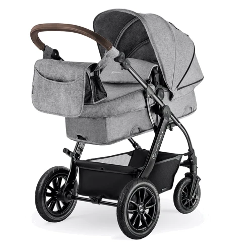 Универсальная коляска 3 в 1 Kinderkraft Moov Gray Melange (KKWMOOVGRYM0NC) фото 8