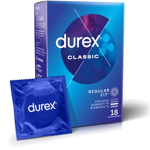 Презервативы Durex № 18 Classic: Тип Классические