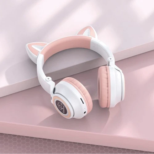 Наушники Borofone BO18 Cat White: Тип крепления оголовные