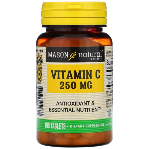 Mason Natural Vitamin C Вітамін С 250 мг 100 таблеток