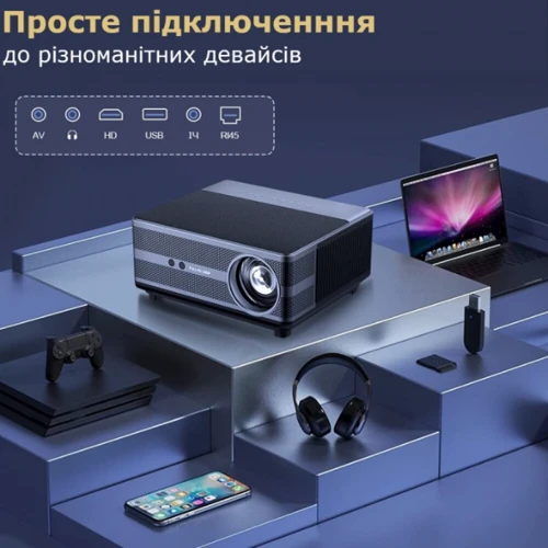 Проектор Thundeal TD98: Яркость, лм 600