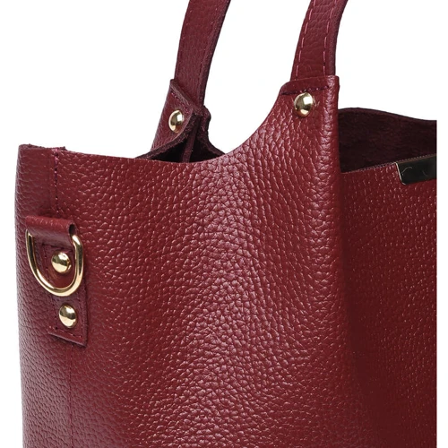 Женская сумка шоппер Ricco Grande бордовая (1L943-burgundy): Тип Сумки