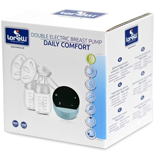 Молоковідсмоктувач електричний подвійний Lorelli Daily Comfort Blue: Принцип роботи електричний