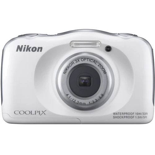 Nikon Coolpix S33 White (UA): Размер матрицы 1/3"