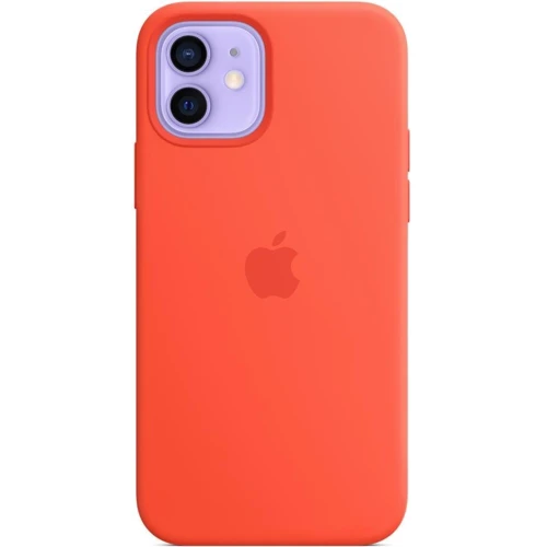 Чехол для iPhone Apple Silicone Case with MagSafe Electric Orange (MKTR3) for iPhone 12/iPhone 12 Pro: Тип аксессуара чехол