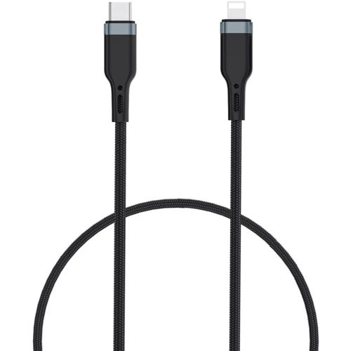 Кабель WIWU Cable USB-C для Lightning Platinum Charger 1.2m Black (PT04)