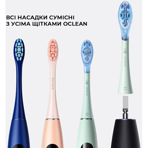 Насадка для щетки Oclean UC01 G02 Ultra Clean Brush Head Green (2 шт) (6970810553512)