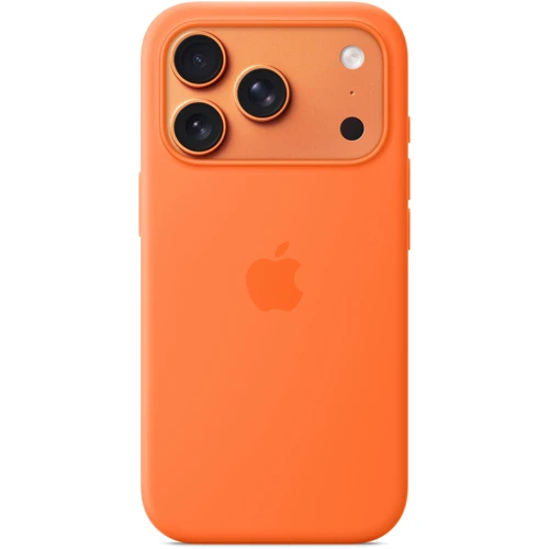 Чехол для iPhone Apple iPhone 17 Pro Silicone Case with MagSafe - Orange (MGFE4)