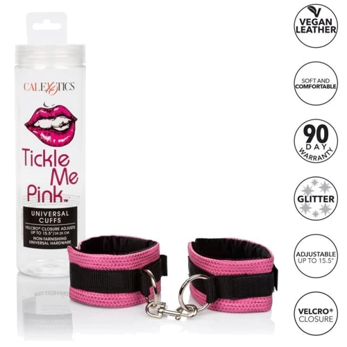 CalExotics Tickle Me Pink Universal Cuffs - универсальные дизайнерские наручники