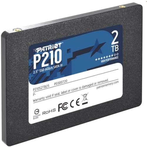 PATRIOT P210 2 TB (P210S2TB25): Тип накопичувача внутренний
