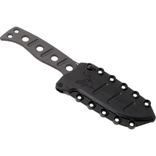 Ніж Benchmade Sibert Adamas фікс паракорд чорний (375BK-1): Система блокування Нет