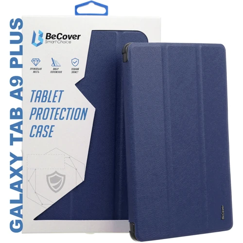 Аксесуар для планшетних ПК BeCover Smart Case Deep Blue для Samsung Galaxy Tab A9 Plus SM-X210/SM-X215/SM-X216 (710303)