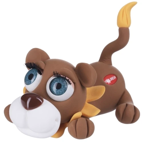 Маса для ліплення Paulinda Super Dough Shiny Eyes Лев Cobby глянцеві очі PL-081377-3: Виробник PAULINDA