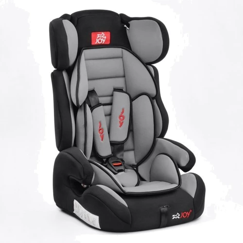 Автокрісло Joy E 1390 група 1/2/3 від 9-36 кг Чорно-сірий