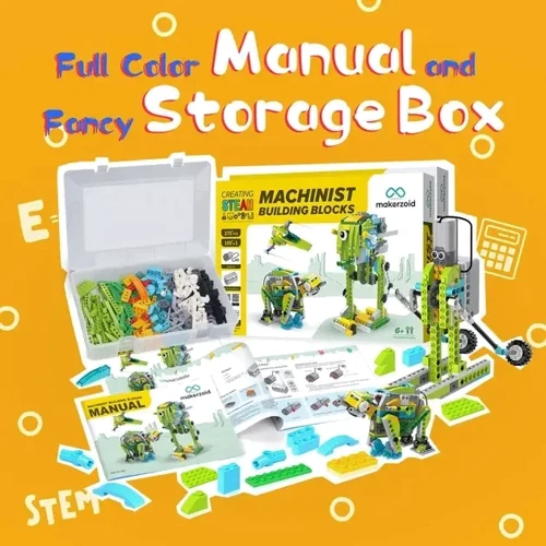 Конструктор Makerzoid Machinist Building Block (MKZ-EC-MCT) фото 4