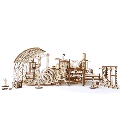 Механічний 3D пазл UGEARS "Фабрика роботів" (70039): Кількість фрагментів, шт 598