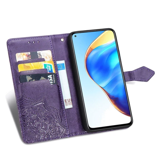 Аксессуар для смартфона Mobile Case Book Cover Art Leather Violet for Xiaomi Mi 10T / Mi 10T Pro: Материал искусcтвенная кожа