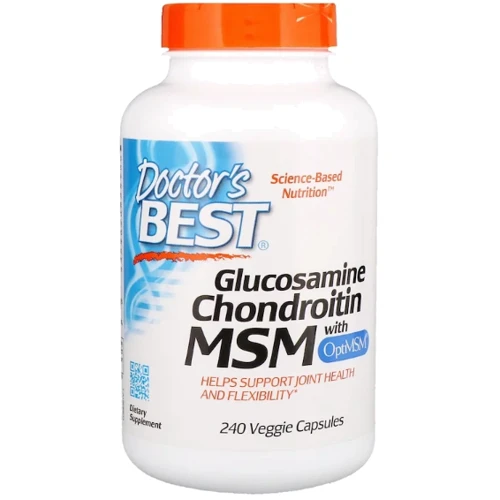 Doctor's Best Glucosamine Chondroitin MSM 240 Caps (DRB-00081)