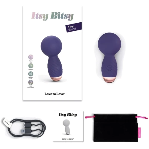 Универсальный вибромассажер Love To Love Itsy Bitsy - Midnight Indigo