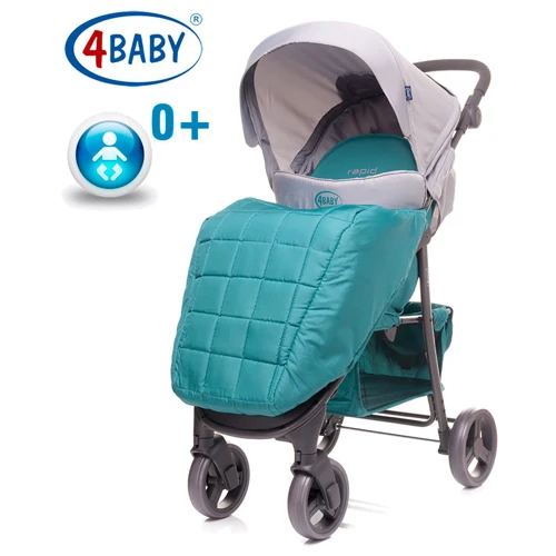 Прогулочная коляска 4Baby Rapid NEW Turkus (бирюзовый) фото 12