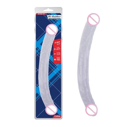 Двухсторонний фаллоимитатор CHISA 18 Inch Dildo Clear