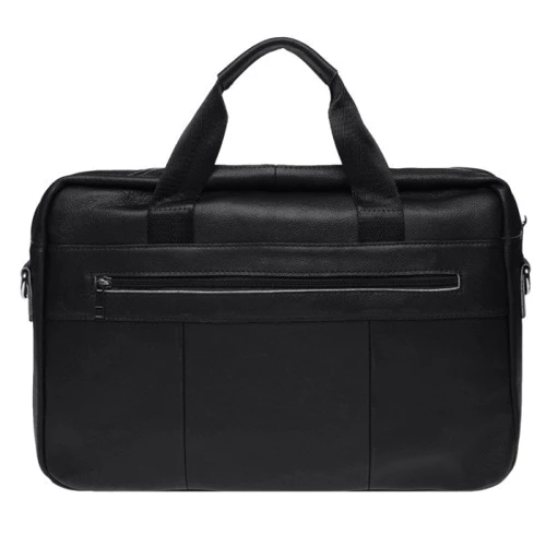Мужская сумка мессенджер Borsa Leather черная (k11120a-black): Страна производитель Тайвань