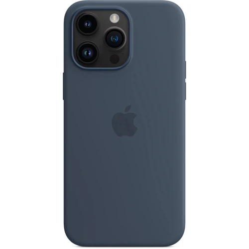 Чохол для iPhone Apple for iPhone 14 Pro Max Silicone Case with MagSafe Storm Blue (MPTQ3) : Тип чохла накладка на заднюю часть
