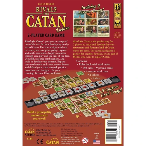 Настольная игра KOSMOS Rivals for Catan: Deluxe - EN НА АНГЛИЙСКОМ ЯЗЫКЕ: Вид стратегические