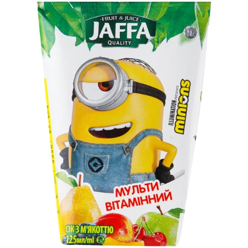 Сок Jaffa Minions Мультивитаминный с мякотью 125 мл (4820003689714)