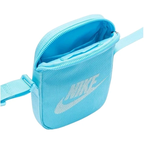 Сумка Nike Heritage S Crossbody 1L блакитна Уні 18x13x3 см (BA5871-407): Об'єм 1 л