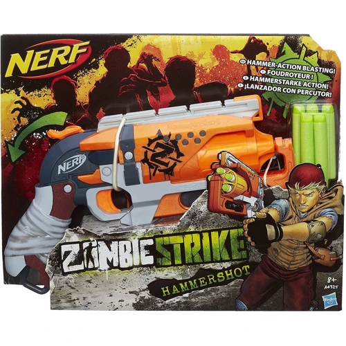Бластер Hasbro NERF Зомби Страйк Хаммершот ZOMBIE STRIKE HAMMERSHOT (A4325)