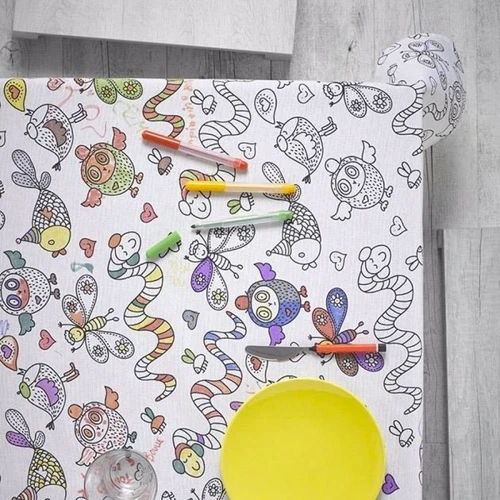 Набор наволочек Atenas Animals 50х50 см 2 шт. + фломастеры 12 шт. (8011.00.2200): Производитель Atenas