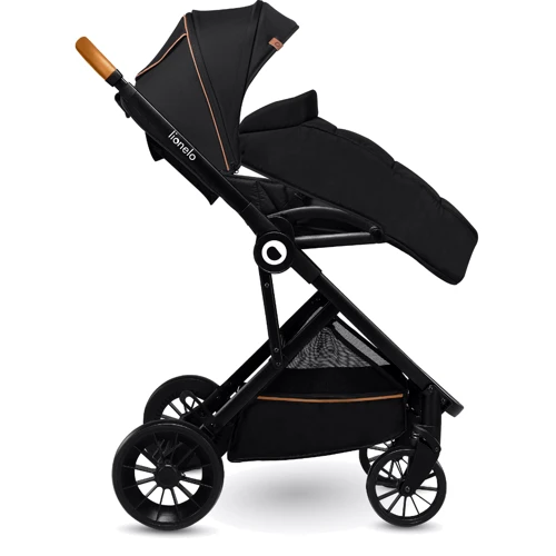 Прогулочная коляска Lionelo Dani Black Onyx: Ширина шасси 56 см