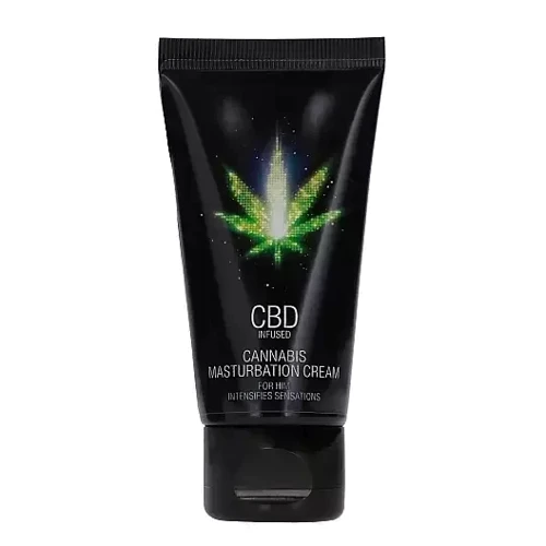Стимулирующий крем для мужчин Shots - CBD Cannabis Masturbation Cream For Him, 50 ml