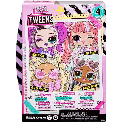 Ігровий набір із лялькою L.O.L. Surprise! серії Tweens S4 – Алі Денс (588726): Висота, см 15