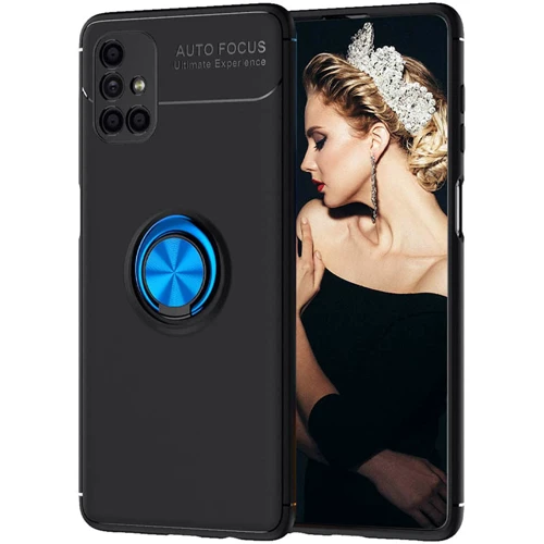 

Tpu Case Tpu Pc Deen ColorRing Magnetic Holder Black/Blue for Samsung M515 Galaxy M51