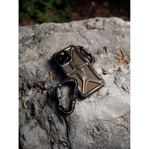 Чехол для iPhone Urban Armor Gear UAG Monarch Kevlar Elemental Green (11429811397B) for iPhone 15 Pro Max: Цвет зеленый