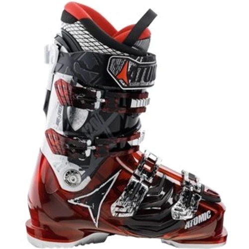 Ботинки для лыж ATOMIC HAWX 120 (10) RED TRANSP./BLACK (2012/2013)