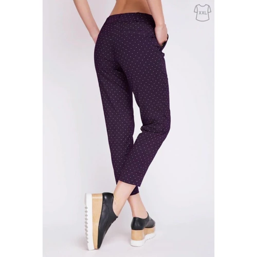 Брюки ArtStyleLeggings BRK-254D-1 56 фиолетовые: Вид Брюки