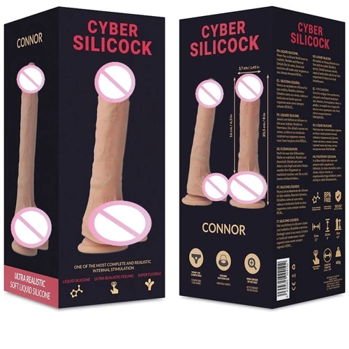 Фаллоимитатор на присоске CYBER SILICOCK Connor