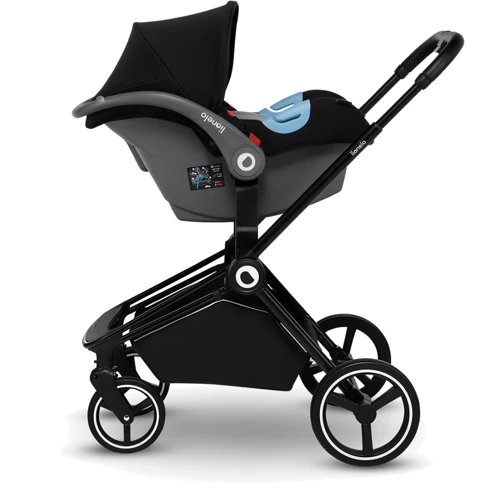 Коляска 3 в 1 Lionelo Mika Grey Graphite: Возможность установки люльки опция
