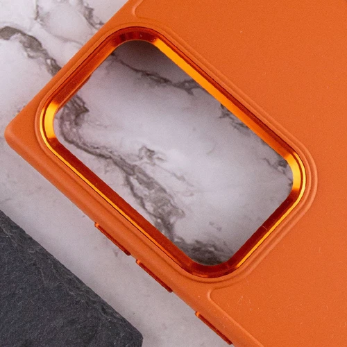 Чехол для телефонов TPU Case Bonbon Metal Style Papaya for Samsung S928 Galaxy S24 Ultra: Материал TPU (термополиуретан)