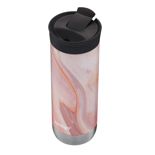 Термокухоль Contigo Huron New Couture Snapseal 591 мл Pink Marble (2159554): Об'єм, мл 591