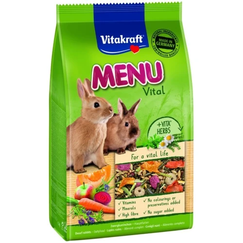 Корм для кроликів Vitakraft Menu Vital 1 кг (4008239292193)