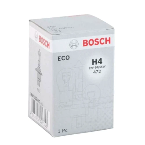 Галогенная автолампа Bosch H4 12В 60/55Вт ECO (1987302803): Производитель Bosch