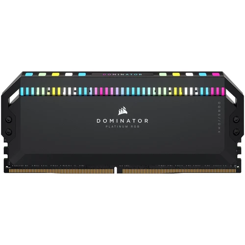 Corsair 32 GB (2x16GB) DDR5 4800 MHz DOMINATOR PLATINUM RGB Black (CMT32GX5M2C4800C34) фото 2