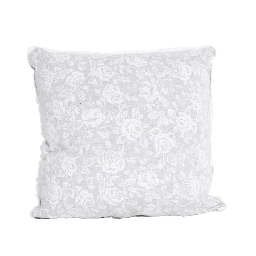 Наволочка Прованс декоративна white Rose з мереживом 40х40 см (003686)