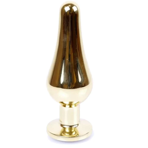 Анальная пробка с кристаллом BOSS of TOYS Boss Series - Jewellery Gold BUTT PLUG Purple, BS6400070