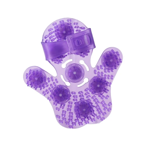 Simple & True Roller Balls Massager перчатка для массажа, пурпурный