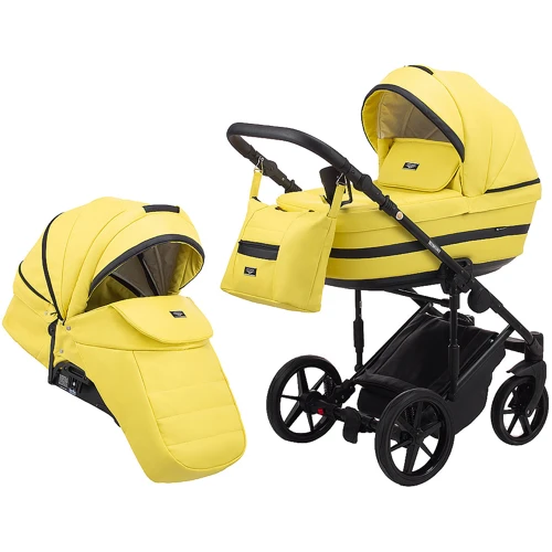 Коляска 2 в 1 Adamex Rimini ECO кожа 100% RI-234